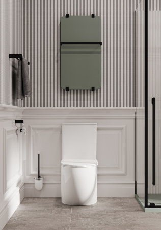 Полотенцесушитель Allen Brau Infinity 00305018 44х80 электрический черный